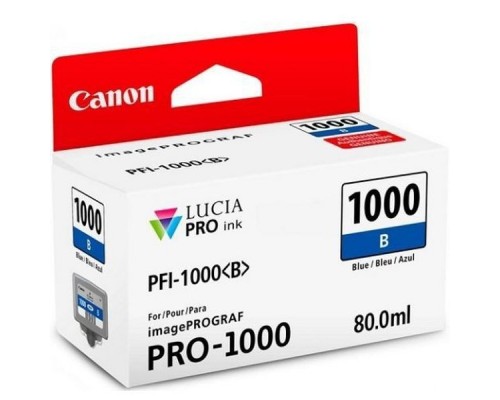 Картридж Canon PFI-1000B Blue для iPF PRO-1000 (ориг.) 80ml 0555C001