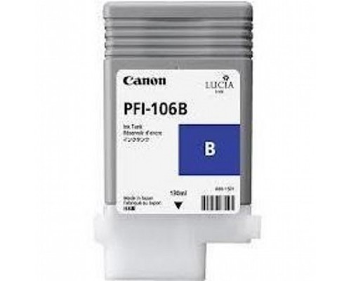 Картридж струйный Canon PFI-106 B синий для iPF6400/6450 (6629B001)