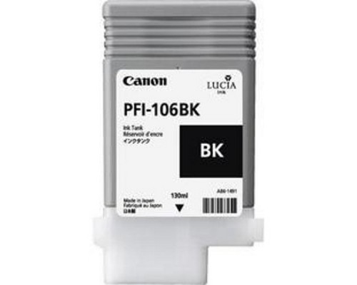 Картридж Canon PFI-106 BK Black для  iPF6400/6450