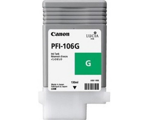 Картридж струйный Canon PFI-106 G зеленый для iPF6400/6450 (6628B001)