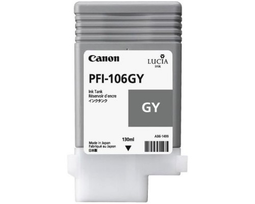 Картридж струйный Canon PFI-106 GY серый для iPF6300S/6400/6450 (6630B001)