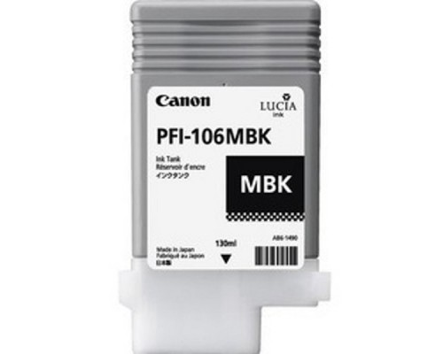 Картридж Canon PFI-106 MBK Matte Black для  iPF6400/6450