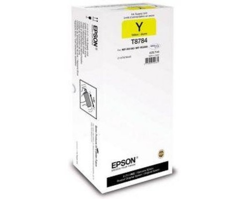 Картридж для струйных аппаратов Epson T8784 (C13T878440) Yellow WF-R5xxx XXL