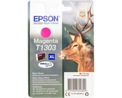 Картридж EPSON T1303 для SX525/SX620/BX320/BX625 пурпурный (C13T13034010)