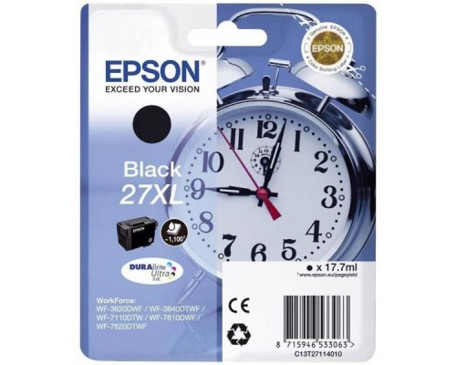 Картридж EPSON T2711 черный повышенной емкости для WF-7110/7610/7620
