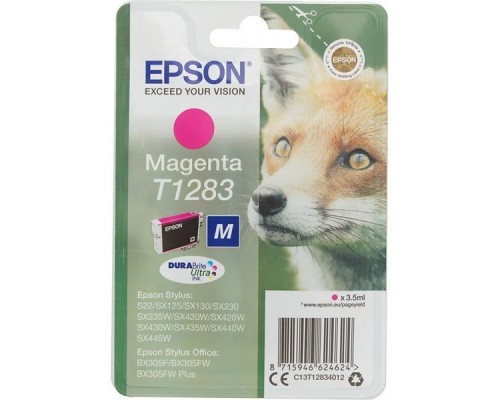 Картридж EPSON T1283 пурпурный для S22/SX125/SX425/BX305