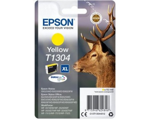 Картридж EPSON T1304  для SX525/SX620/BX320/BX625 желтый  (C13T13044012)