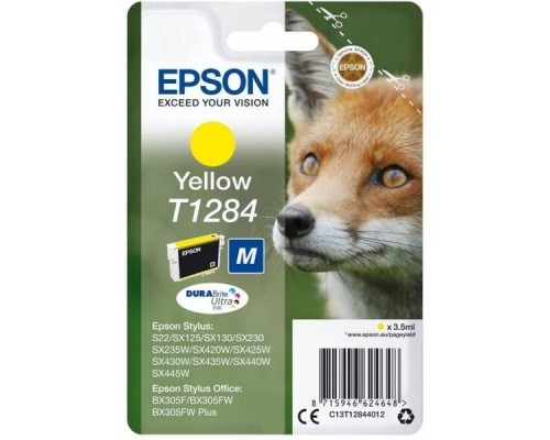 Картридж EPSON T1284 желтый для S22/SX125/SX425/BX305