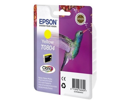 Картридж EPSON C13T08044011 для P50/PX660 Жёлтый