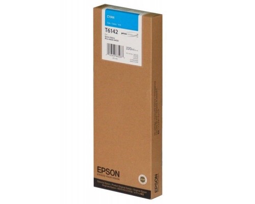 Картридж Epson T6142 C13T614200 Cyan для St Pro 4450 (220 ml) (оригинал)