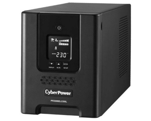 ИБП Line-Interactive CyberPower PR3000ELCDSL 3000VA/2700W USB/RS-232/EPO/SNMPslot (8 IEC С13, 1 IEC