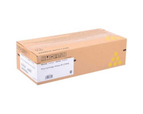 Принт-картридж тип SPC310HE (6K) желтый Ricoh Aficio SP C231SF/C232SF/SPC231N/C232DN/C311N/C312DN/C320DN/C242DN/C242SF