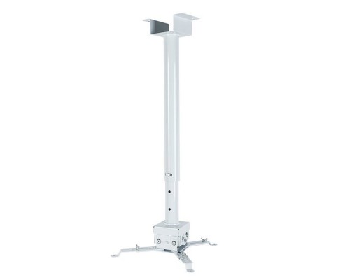 Кронштейн для проекторов VLK TRENTO-85w Белый, потолочный, max 15 кг, 3 ст своб/, наклон ±15°, от потолка 750-1500 мм