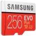 Карта памяти MicroSDXC 256Gb Samsung EVO Plus v2 MB-MC256GA/RU class10 UHS-I U3 R100 W90 + Adapter