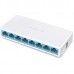 Коммутатор/ Unmanaged Gigabit switch  8 ports LAN RJ-45 10/100/1000 Mbps, plastic case