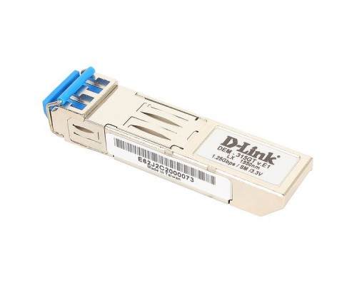 Модуль D-Link DEM-315GT/E1A SFP-трансивер с 1 портом 1000Base-ZX для одномодового оптического кабеля (до 80 км)