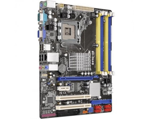 Материнская плата G41C-GS R2.0, Socket 775, Intel®G41+ICH7, 2xDDR3-1066+2xDDR2-800, D-SUB, 1xPCI-Ex16, 1xPCI-Ex1, 2xPCI, 4xSATA2, 1xIDE, 1xFDD, 6 Ch Audio, GLan, (4+4)xUSB2.0, COM, 2xPS/2, mATX, RTL