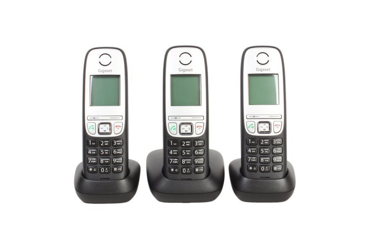 Купить Телефон Gigaset A415 TRIO (DECT, три трубки) L36852-H2505-S311 по  низкой цене - CompaREMA.ru