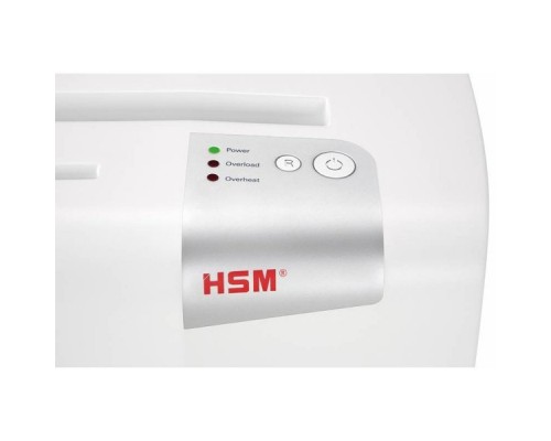 HSM Шредер Shredstar X8 WHITE - 4 х 35 мм / 9 листов/ 18 литр./ класс 3/ старт-стоп-реверс /скобы -скрепки -карты -CD.