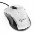 Мышь Мышь Gembird MOP-100-S, USB, серебристый, 2 кнопки+колесо кнопка, 1000 DPI, кабель 1.45м