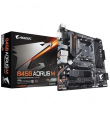 Материнская плата AMD B450 SAM4 MATX B450 AORUS M GIGABYTE                                                                                                                                                                                                