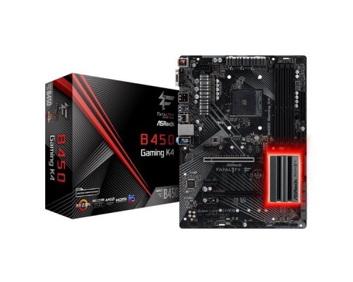 Материнская плата AMD B450 SAM4 ATX B450 GAMING K4 ASROCK