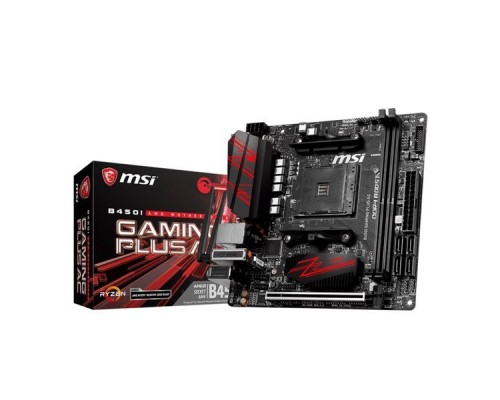 Материнская плата AMD B450 SAM4 MITX B450I GAMING PLUS AC MSI