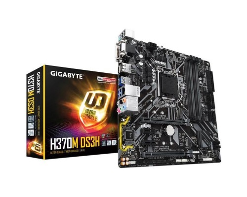 Материнская плата H370 S1151 MATX H370M DS3H GIGABYTE