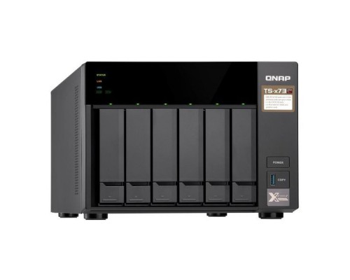 Сетевое хранилище NAS Qnap TS-673-4G 6-bay