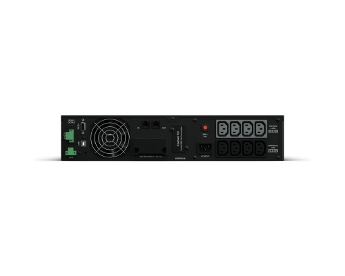 ИБП Online CyberPower OL1000ERTXL2U 1000VA/900W USB/RS-232/Dry/EPO/SNMPslot/RJ11/45/ВБМ (8 IEC С13)