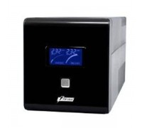 ИБП POWERMAN Smart Sine 2000, LCD, линейно-интерактивный, 2000ВА, 1400Вт,  4 евророзетки с резервным питанием, USB, батарея 12В 9Ач 2 шт., 380мм х 158мм х 198мм, 12.7 кг. UPS POWERMAN Smart Sine 2000, LCD, line-interactive, 2000VA, 1400W, 4 eurosocke
