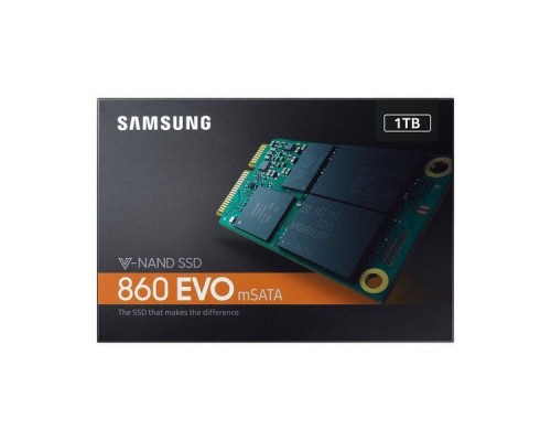 Накопитель SSD 1.0 Tb mSATA Samsung 860 EVO MZ-M6E1T0BW 3D TLC