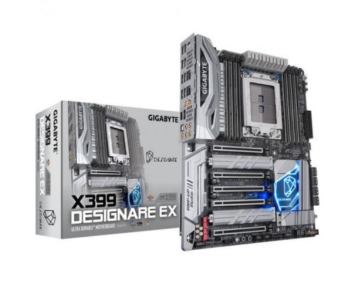 Материнская плата GigaByte X399 DESIGNARE EX STR4 AMD X399 5xPCI-E 2xGbLAN SATA RAID ATX 8DDR4