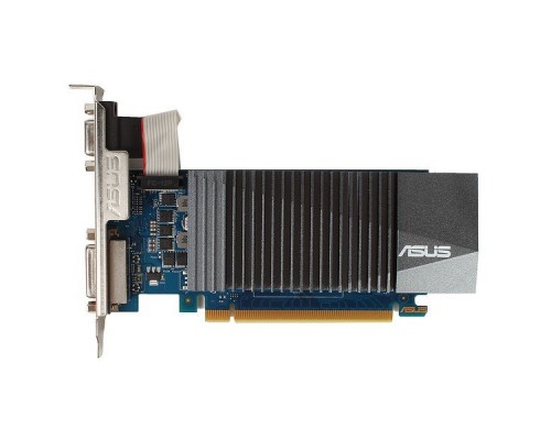 Видеокарта Asus  710-2GD5-SL nVidia GeForce GT 710 2048Mb 64bit GDDR5 954/5012 DVIx1/HDMIx1/CRTx1/HDCP PCI-E  low profile Ret