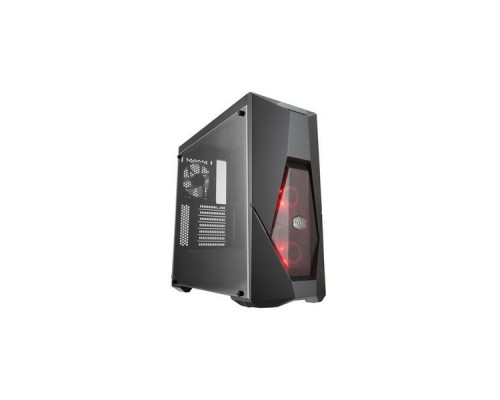 Корпус без блока питания Cooler Master MasterBox K500L, 2xUSB3.0, 2x120 RGB Fan, 1x120Fan, w/o PSU, Black, ATX, w/Acrylic side panel