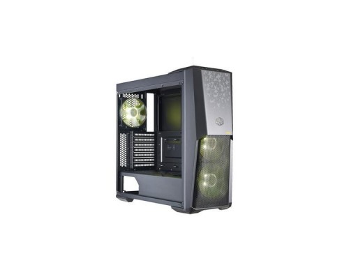 Корпус Cooler Master MasterBox MB500, 2xUSB3.0, 3x120 RGB Fan, w/o PSU, Black, ATX, ASUS TUF edition