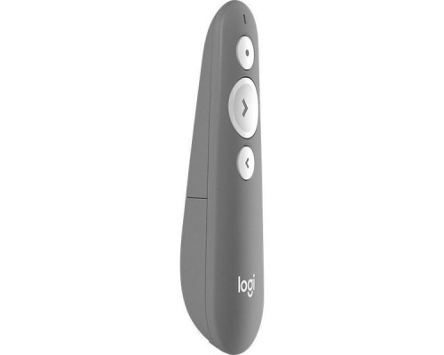 Презентер Logitech R500 Laser BT/Radio USB (20м) серый