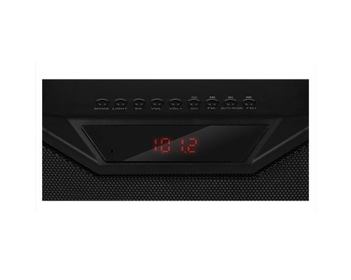 Колонки Sven PS-480, черный, (2.0, мощность 2x12 Вт (RMS), Bluetooth, FM, USB, microSD, LED-дисплей, встроенный аккумулятор)