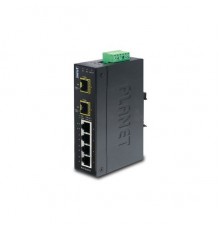 IGS-620TF индустриальный неуправляемый коммутатор IP30 Industrial 4-Port 10/100/1000T + 2-Port 100/1000X SFP Gigabit Switch (-40 to 75 degree C)                                                                                                          