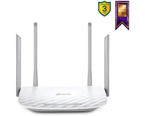 Роутер беспроводной TP-Link Archer C5 AC1200 10/100/1000BASE-TX/4G ready белый