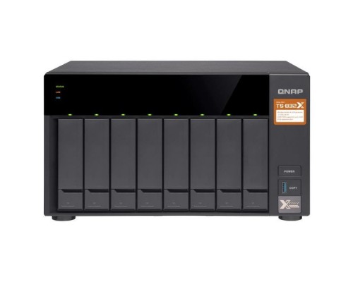 Сетевое хранилище NAS Qnap Original TS-832X-2G 8-bay