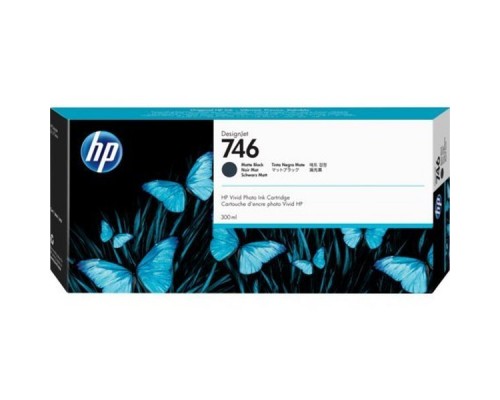 Картридж HP 746 струйный черный матовый (300 мл)