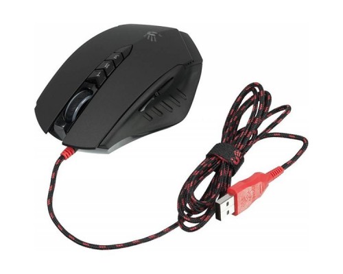 Мышь A4 Bloody V8 черный оптическая (3200dpi) USB игровая (8but)