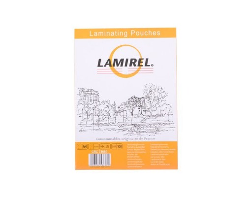Пленка для ламинирования  Lamirel,  А4, 125мкм, 100 шт.