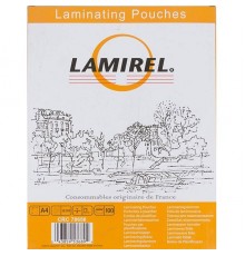 Пленка для ламинирования  Lamirel,  А4, 75мкм, 100 шт.                                                                                                                                                                                                    