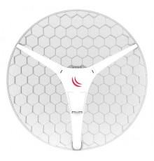 Маршрутизатор RBLHG-5HPnD-XL with 27dBi 5GHz antenna, Dual Chain High Power 802.11an wireless, 1x LAN, POE, PSU, RouterOS L3 RTL                                                                                                                          