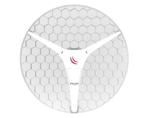 Маршрутизатор RBLHG-5HPnD-XL with 27dBi 5GHz antenna, Dual Chain High Power 802.11an wireless, 1x LAN, POE, PSU, RouterOS L3 RTL