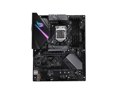 Мат. плата ASUS ROG STRIX H370-F GAMING S1151v2, H370, 4xDDR4, 2xPCI-Ex16, 4xPCI-Ex1, DVI, DP, HDMI, SATAIII+RAID, M.2, GB Lan, USB3.1, ATX, Retail