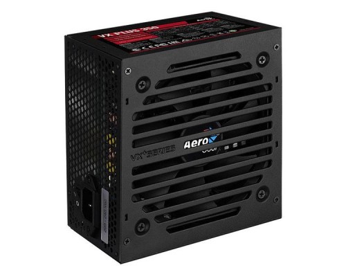 Блок питания Aerocool 350W Retail VX PLUS 350 ATX v2.3 Haswell, fan 12cm, 500mm cable, power cord, 20+4P, 4+4P, PATA x2, SATA x2, FDD