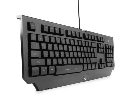 Клавиатура игровая Gembird KB-G300L, USB, черн, код Survarium,104кл, подсвет 3 цв,FN, каб ткан 1.75м